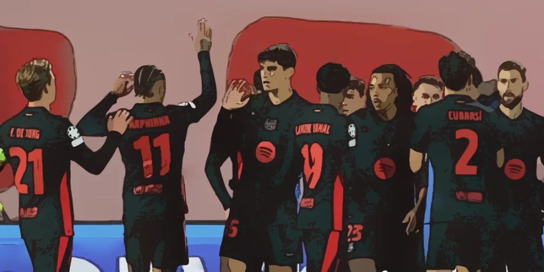 Altra grande prova del giovane Barcellona e altra manita