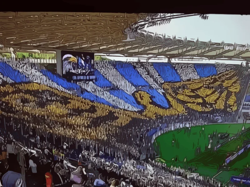 La curva della Lazio come fattore di campo