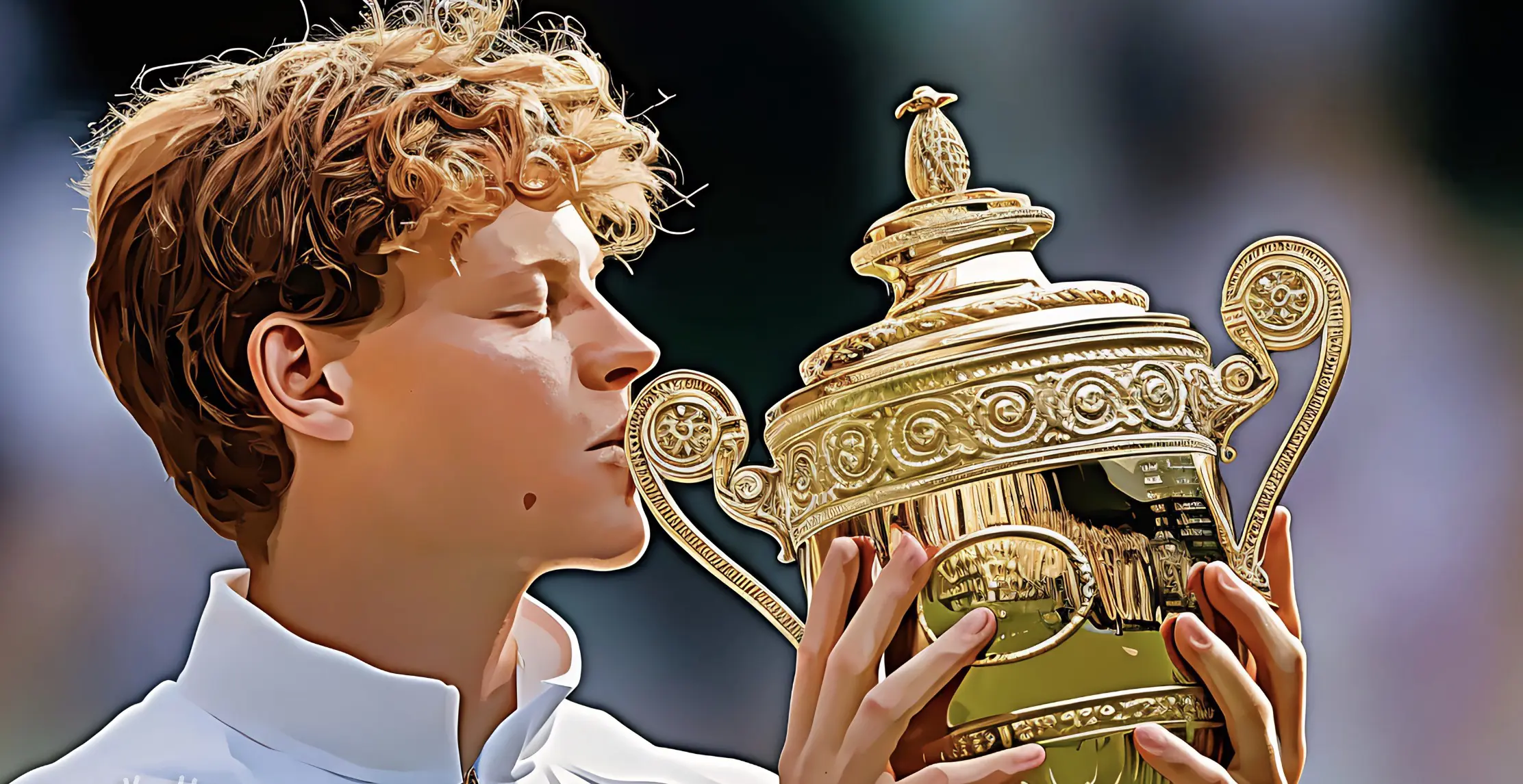 Sinner e il trofeo conquistato a Londra