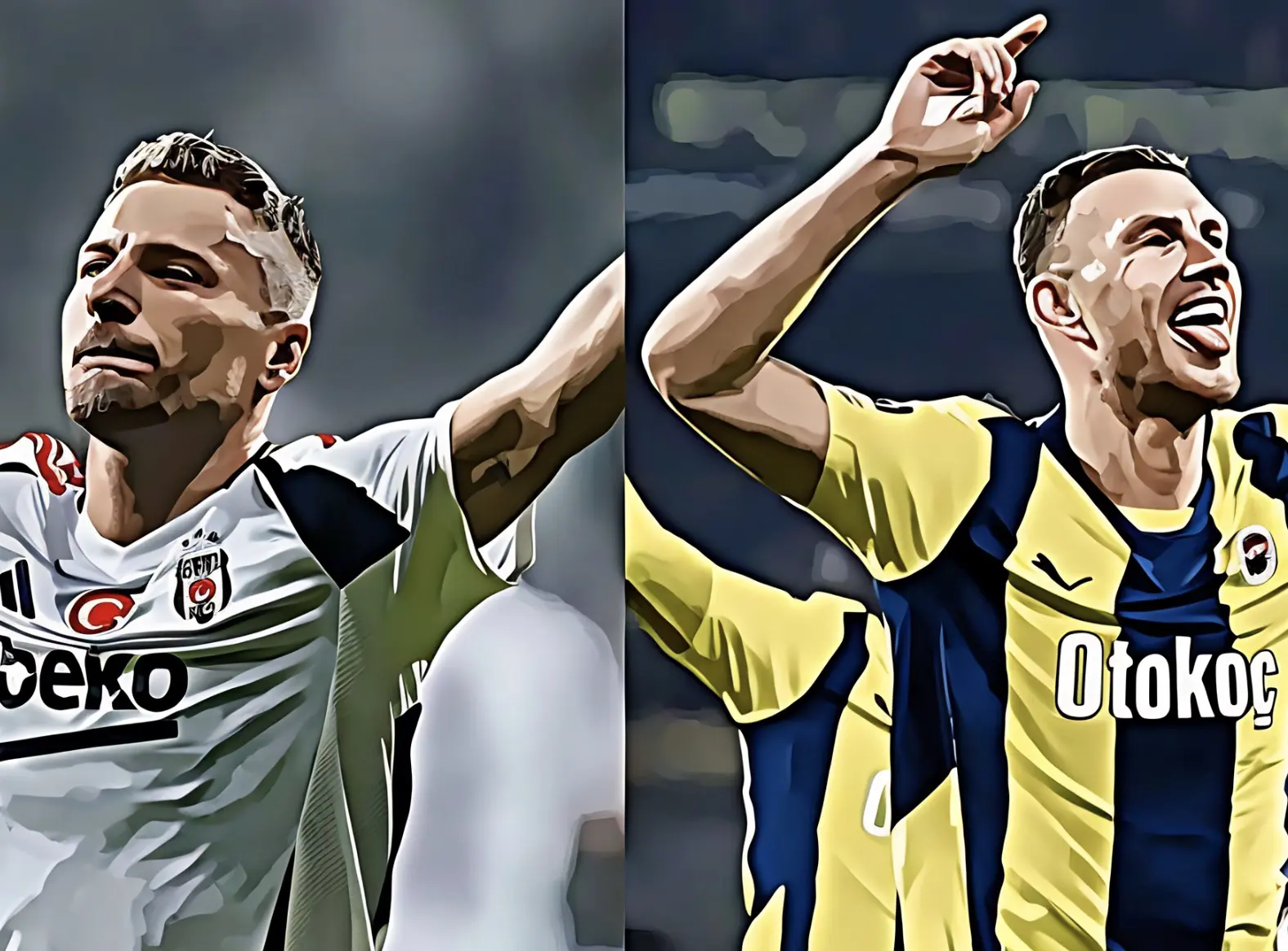 Ciro Immobile e Edin Dzeko